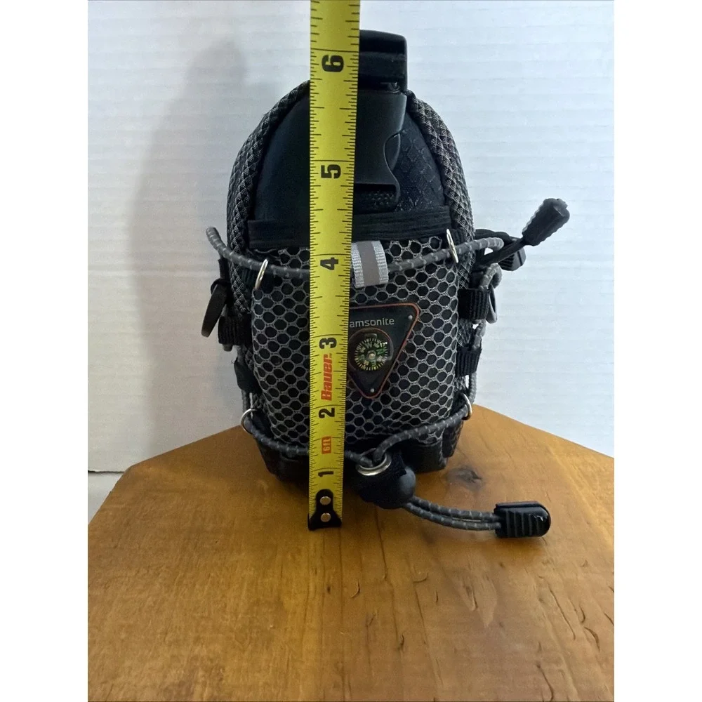Samsonite Black Camera/Utility Pouch with Compass Belt Loop Travel Bag‎